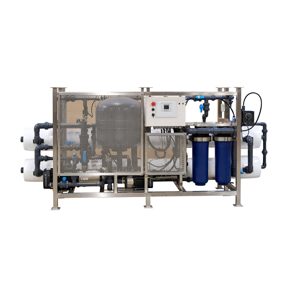 APRO 3000/4000/6000 Systeme • Stapelbare RO Umkehrosmoseanlage • Reinstwasseranlage • Osmoseanlage aus Edelstahl • Skalierbar mit Fernzugriff