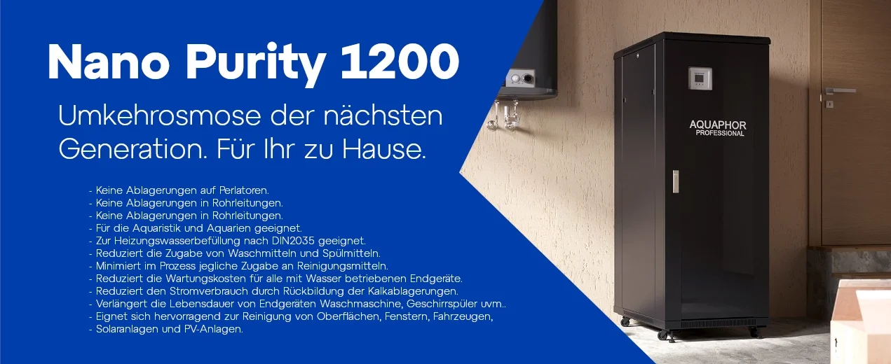 Umkehrosmose Nano Purity 1200