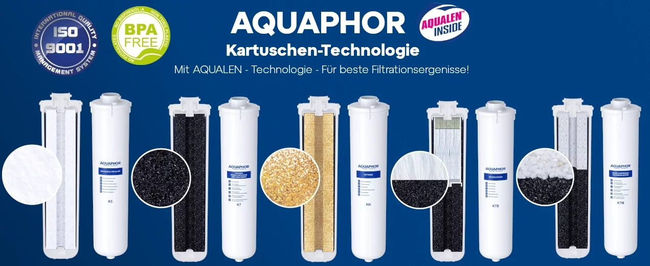 Ersatzfilerkartuschen für AQUAPHOR Filtersysteme