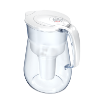 Tischwasserfilter Aquaphor Provence weiß + A5 Aqualen Kartusche -Trinkwasserfilter mit 4,2 Liter Fassungsvermögen