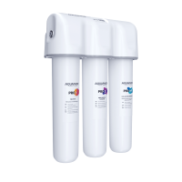 AQUAPHOR ECO PRO TRIO Aktivkohle Trinkwasserfilter mit 1 Wege Wasserhahn Kohleblock und Ultrafiltration Keimsperre bis 0,1 Mikrometer