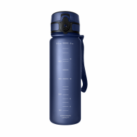 AQUAPHOR Wasserfilter-Trinkflasche CITY Dunkel-Blau 0,5L mit Aktivkohle-Wasserfilter aus Kokosnussschalen für 150 Liter gefiltertes Trinkwasser