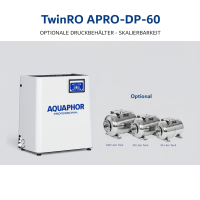 APRO-DP-60 TwinRO Kompakt Umkehrosmoseanlage - Reinstwasseranlage - Trinkwasseraufbereitung bis 5000ppm - 6000µS/cm Speisewasser