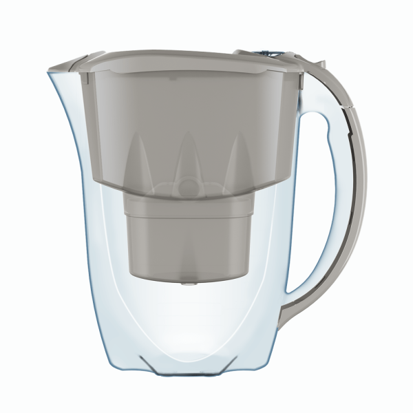 Tischwasserfilter AQUAPHOR AMETHYST 2,8 L GRAU Trinkwasserfilter mit MAXPHOR+ Wasserfilter-Kartusche