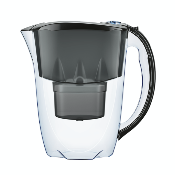 Tischwasserfilter AQUAPHOR AMETHYST 2,8 L SCHWARZ Trinkwasserfilter mit MAXPHOR+ Wasserfilter-Kartusche