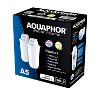 Tischwasserfilter AQUAPHOR Provence mit 2 x A5 Filterkartusche weiß Trinkwasserfilter mit 4,2 Liter Fassungsvermögen