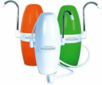 AQUAPHOR MODERN Auftisch-Wasserfilter - Wasserhahnfilter mit B200 AQUALEN + AKTIVKOHLE ALL-IN-1 SCHUTZ-KARTUSCHE