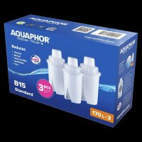 AQUAPHOR CLASSIC B15 Filterkartusche Wasserfilter-Kartusche für Tischwasserfilter 3 Stück