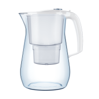 Tischwasserfilter AQUAPHOR ONYX Trinkwasserfilter weiß mit 3 x MAXFOR+ Wasserfilter-Kartusche