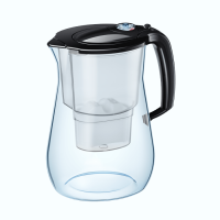Tischwasserfilter AQUAPHOR ONYX Trinkwasserfilter schwarz mit 3 x MAXFOR+ Wasserfilter-Kartusche