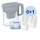 Tischwasserfilter AQUAPHOR COMPACT grau 2,4l Trinkwasserfilter mit 6+1 MAXPHOR+ Wasserfilter-Kartusche für 200 Liter gefiltertes Wasser