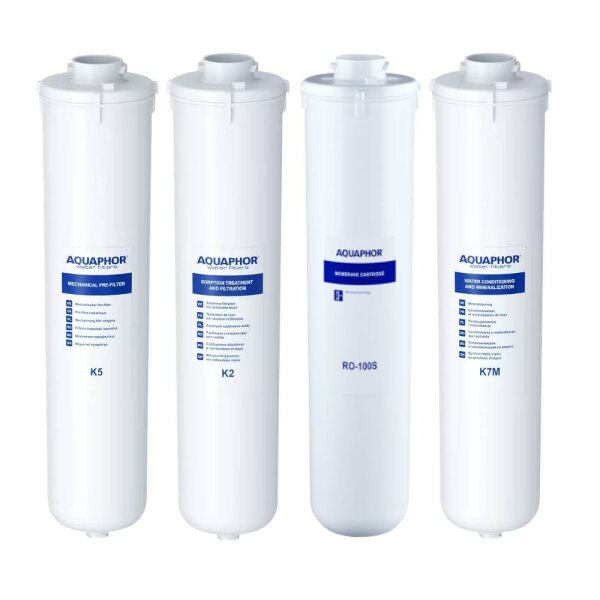 AQUAPHOR RO-102S Ersatzfilter-Set - K2 - K5 - RO-100S - K7M