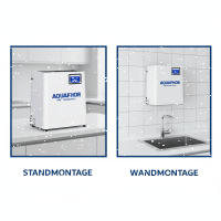 APRO-NP80 Kompakt-Umkehrosmoseanlage | Trinkwasseraufbereitung mit Remineralisierung bis 1500 ppm/TDS 1800µS/cm Speisewasserqualität
