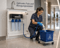 Umkehrosmoseanlage OsmoControl APRO-100  für 100L/h im Koffer ohne Verschneidung inkl. 10 Zoll TRIO Vorfiltersystem