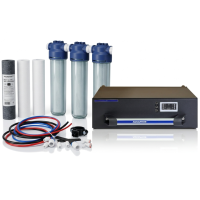 Umkehrosmoseanlage OsmoControl APRO-100  für 100L/h - inkl. GROSS DUO Vorfiltersystem und 35 L Wasserspeicher im Koffer